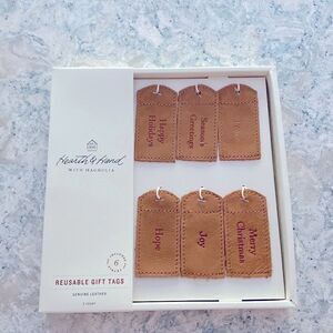 Hearth & Hand Magnolia 6 Leather Tags